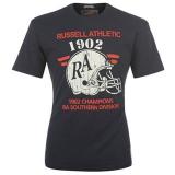 Russell Athletic Print T Shirt Mens Navy