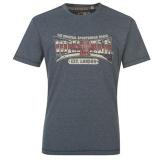 Lonsdale Boxing T Shirt Mens Navy Marl