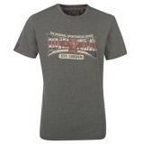 Lonsdale Boxing T Shirt Mens Charcoal Marl