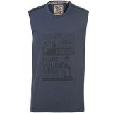 Lonsdale Boxing Vest Mens Navy Marl
