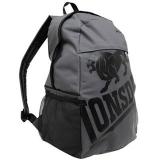 Lonsdale Large Logo Backpack Charc/Black