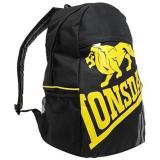 Lonsdale Large Logo Backpack Black/Yellow