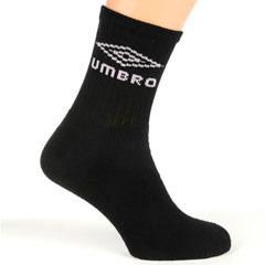 Umbro 5 Pk Socks Ladies Black 