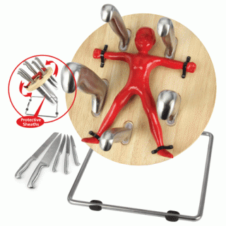 Throwzini Knife Block AKCE