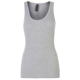 Miss Fiori Basic Vest Ladies Grey