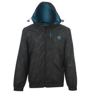 Airwalk All Over Print Lightweight Jacket Mens  Black