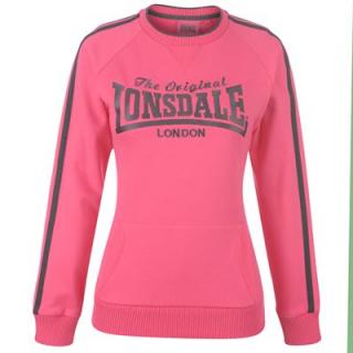 Lonsdale Hoody Ladies Pink