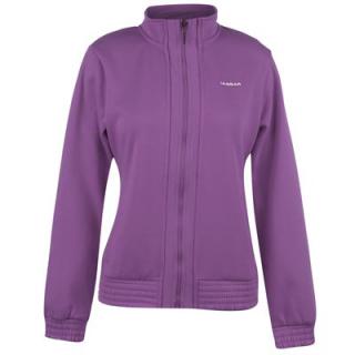 LA Gear Full Zip Fleece Top Ladies Wineberry
