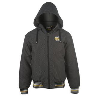 Everlast AOP Hooded Jacket Mens Black