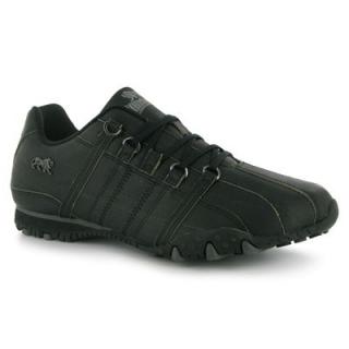 Lonsdale Kensal Leather Mens Black