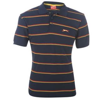 Slazenger YD Stripe Polo Mens Navy