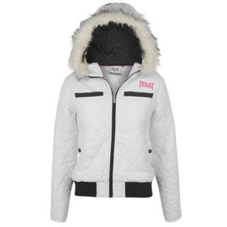Everlast Quilted Bomber Jacket Ladies White