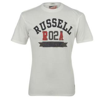 Russell Athletic Applique T Shirt Mens White