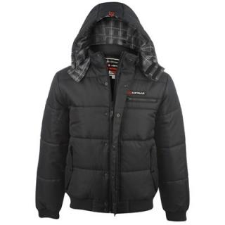 Airwalk Lined Puffer Jacket Mens Black