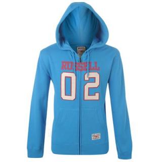 Russell Athletic Zip Hoody Mens Cobalt