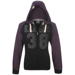 Kangol Zip Hoody Mens Black