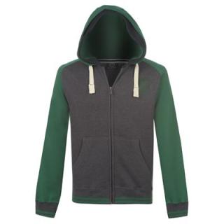 Kangol Zip Hoody Mens Charcoal