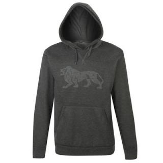 Lonsdale LL Fleece Hoody Mens Black Marl