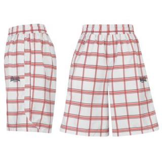Lonsdale Checked Shorts Mens White