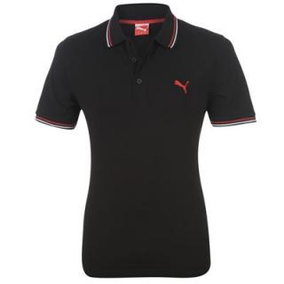 Puma Foundation Polo Shirt Mens Black