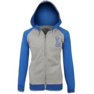 Lonsdale Big Badge Hoody Mens Grey/Blue