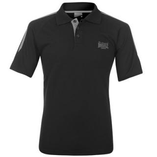 Lonsdale 2S Polo Snr 20 Black