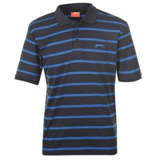 Slazenger YD Stripe Polo Mens Navy/Blue