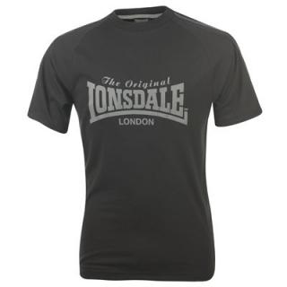Lonsdale L L Tee Snr 20 Black