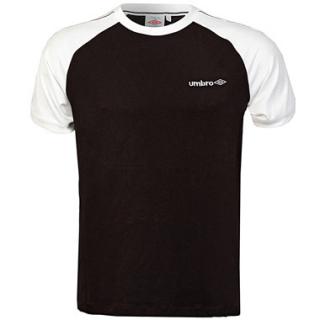 Umbro Dorsey Ringer T Shirt Mens Black