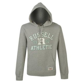 Russell Athletic LB Hoody Mens Grey Marl