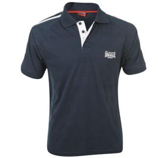 Lonsdale Fabric Polo Mens Navy