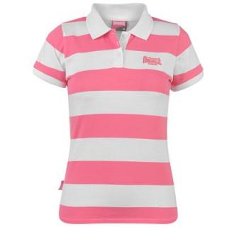 Lonsdale YD Polo Shirt Ladies White/Pink