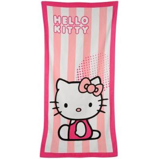 Hello Kitty Towel Candy Stripe