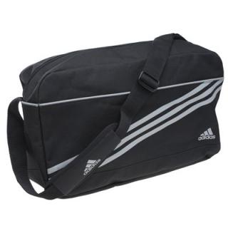 Adidas 3 Stripe Messenger Bag Black