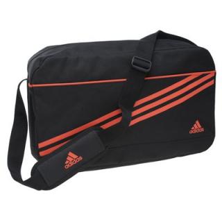 Adidas 3 Stripe Messenger Bag Black/Energy