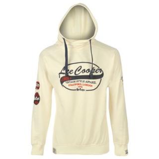 Lee Cooper Hoody Mens Ecru