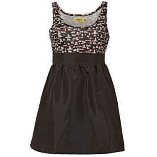 Max C London Satin Dress Ladies Black