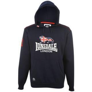 Lonsdale Flying The Flag Hoody Mens Navy