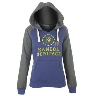 Kangol Print Hoody Ladies Purple
