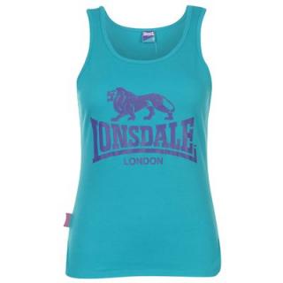 Lonsdale Large Logo Vest Ladies Teal