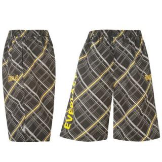 Everlast Check Short Mens Black/Charc