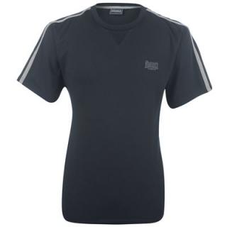 Lonsdale 2 Stripe Crew T Shirt Mens Navy