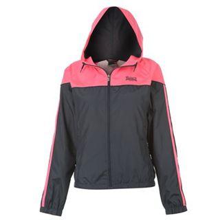 Lonsdale WR Poly Jacket Ladies Navy/Pink