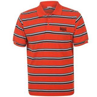 Lonsdale Stripe Polo Shirt Mens Red