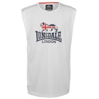 Lonsdale Flying The Flag Vest Mens White