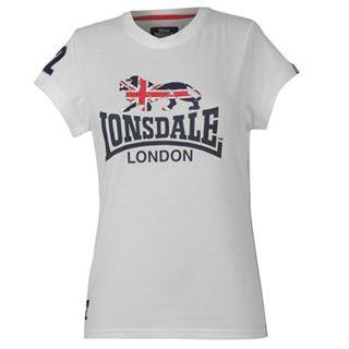 Lonsdale FTF Crew T Shirt Ladies White