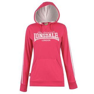 Look at Me Large Logo Hoody Ladies V Berry