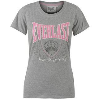 Everlast Boxing T Shirt Ladies Grey Marl