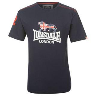 Lonsdale Flying T Shirt Mens Navy