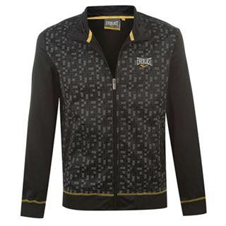 Everlast Print Tricot Jacket Mens Black